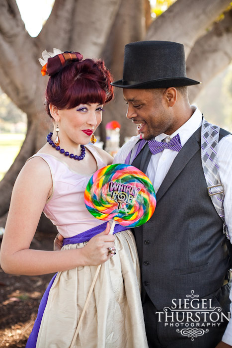 extra large whirly pop lolly pop prop for engagement shoot