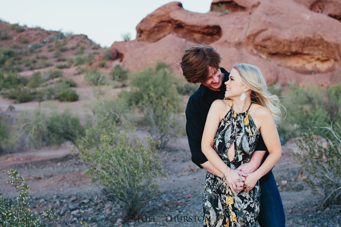 Papago Park Engagement Session, Phoenix Arizona